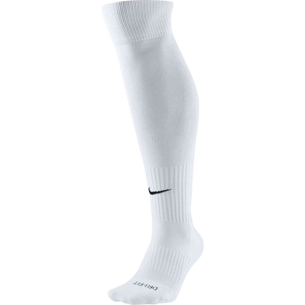 Nike Classic II Game Sock - White - SoccerPro