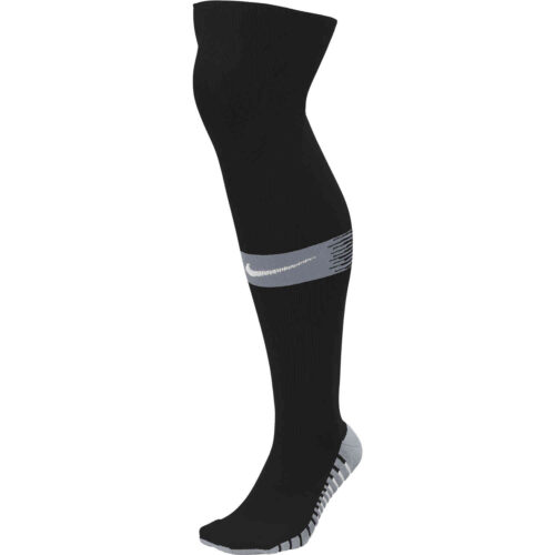 Nike Team Matchfit Soccer Socks – Black/Cool Grey