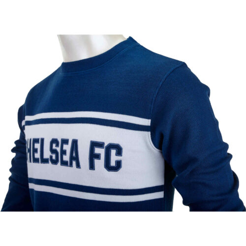 Chelsea Knit Sweater – Navy/White
