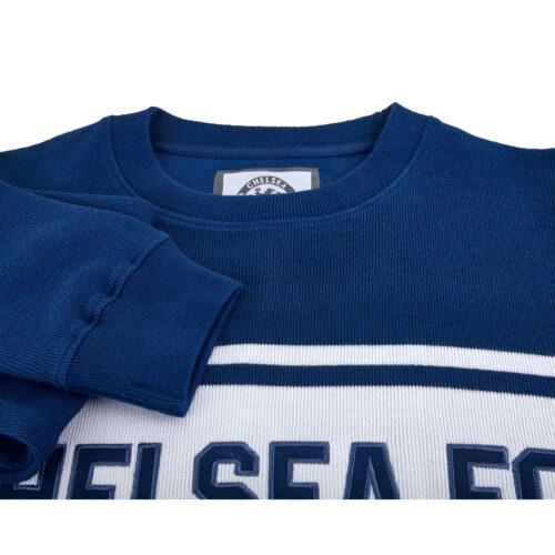 Chelsea Knit Sweater – Navy/White