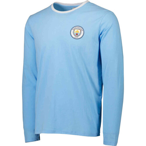 Kids Manchester City Pride in Battle L/S Tee – Sky Blue/White