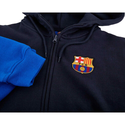 Kids Barcelona Color Block Full-zip Hoodie – Reflex Blue