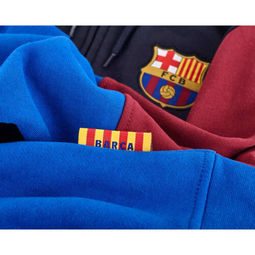 Kids Barcelona Color Block Full-zip Hoodie – Reflex Blue