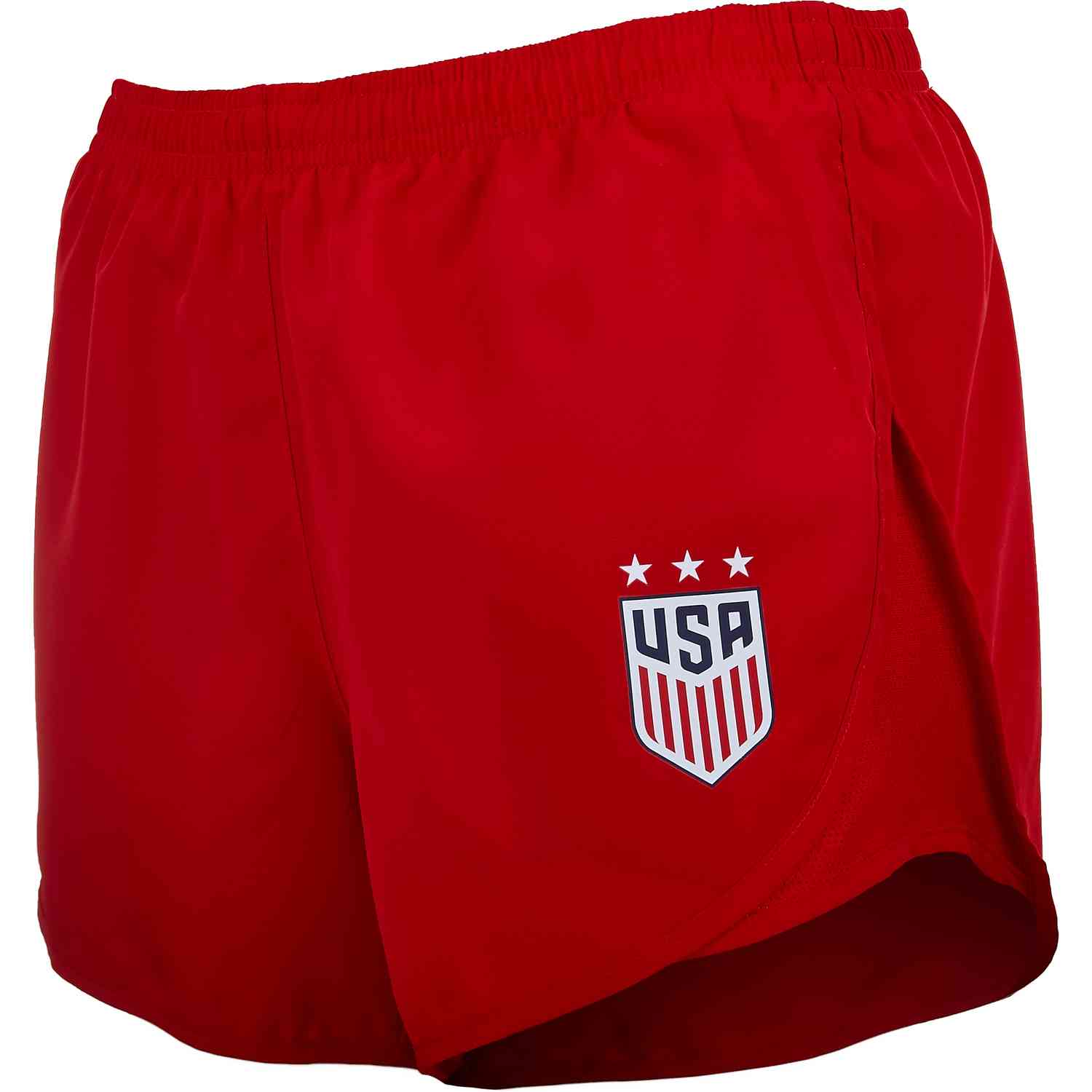 all red nike shorts womens