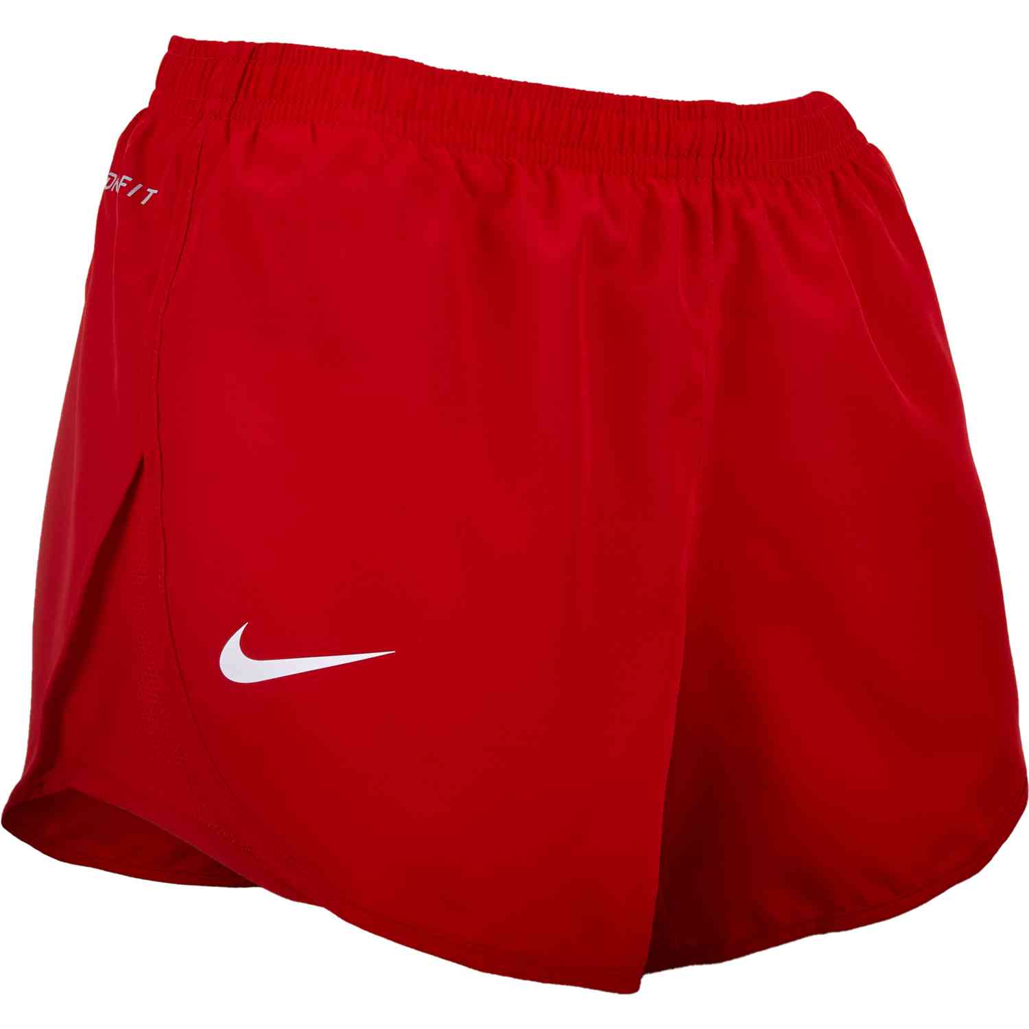 all red nike shorts womens